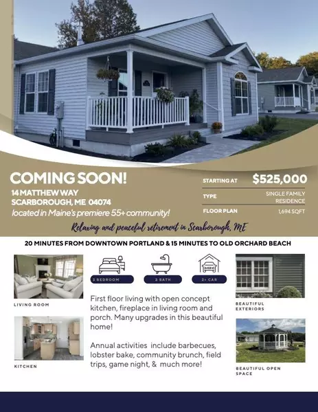 14 Mathew WAY, Scarborough, ME 04074