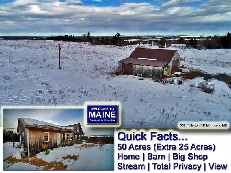 352 Fullerton RD, Monticello, ME 04760