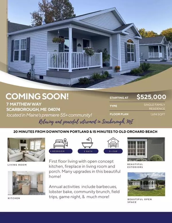 Scarborough, ME 04074,7 Mathew WAY