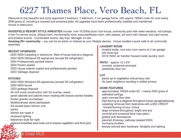 Vero Beach, FL 32966,6227 Thames PL