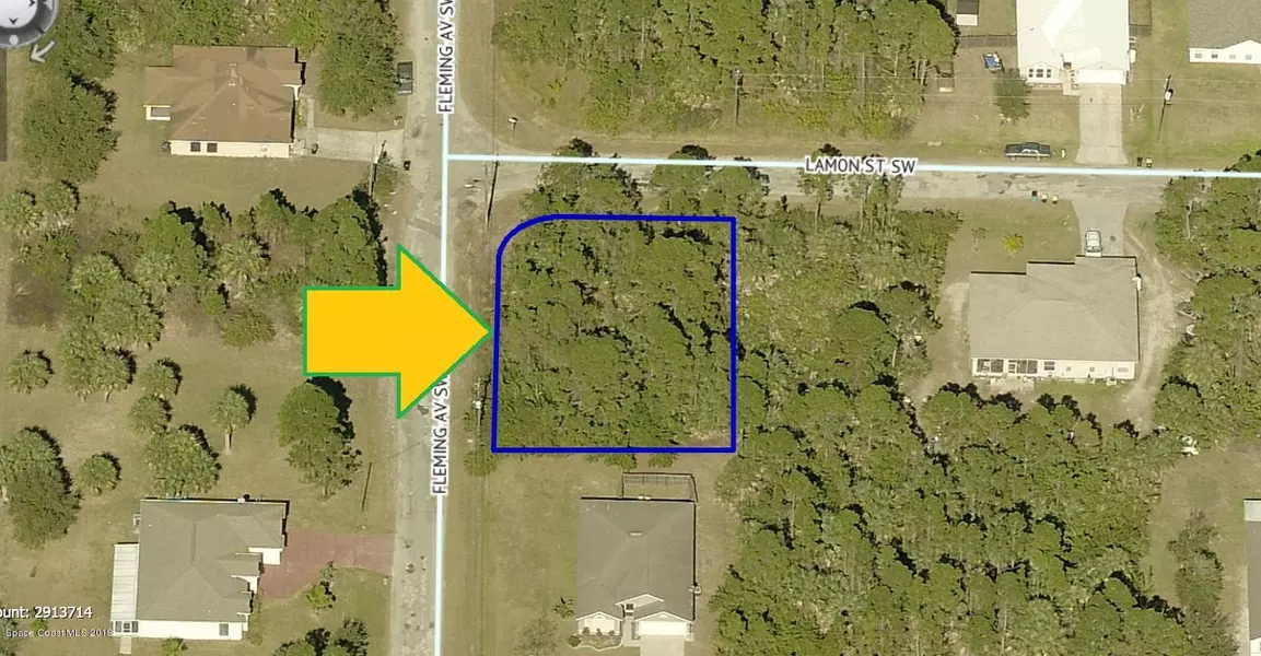 598 Corner Lot On Lamon ST SW, Palm Bay, FL 32908