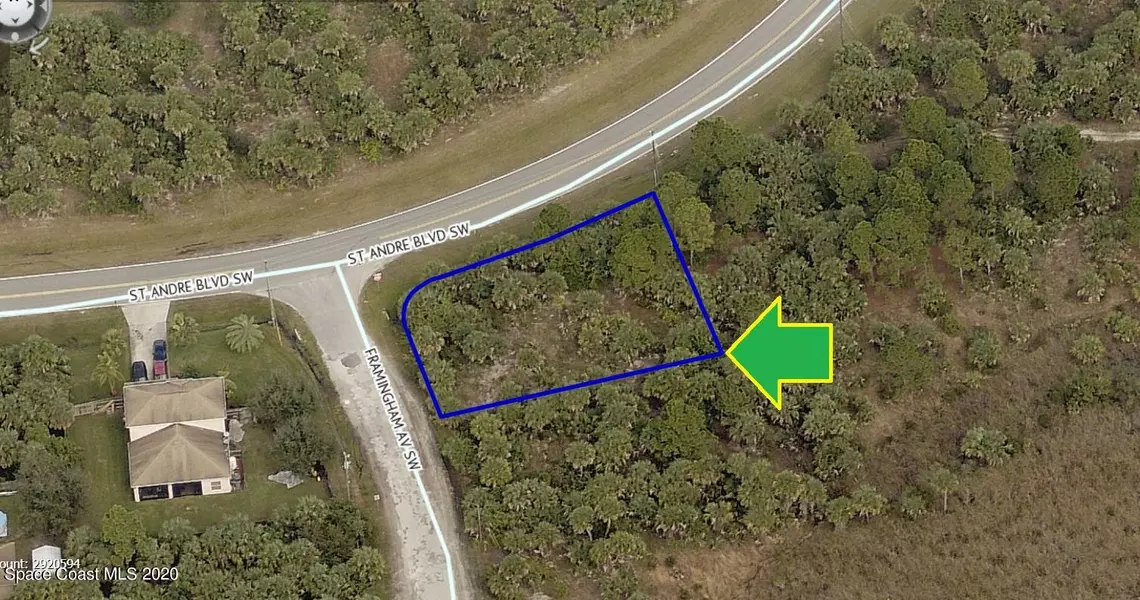 3107 Corner Lot On Framingham AVE SW, Palm Bay, FL 32908