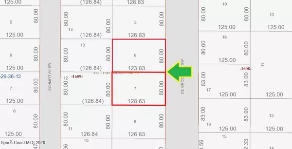 Palm Bay, FL 32908,1450-1460 2 Adjacent Lots On Degroodt RD SW