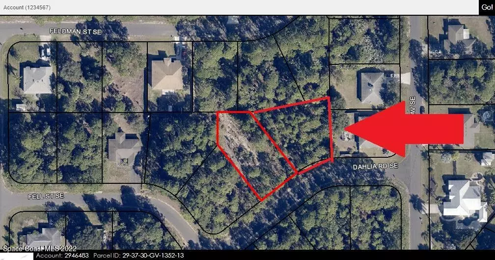 2716-2724 2 Adjacent Lots On Dahlia RD SE, Palm Bay, FL 32909