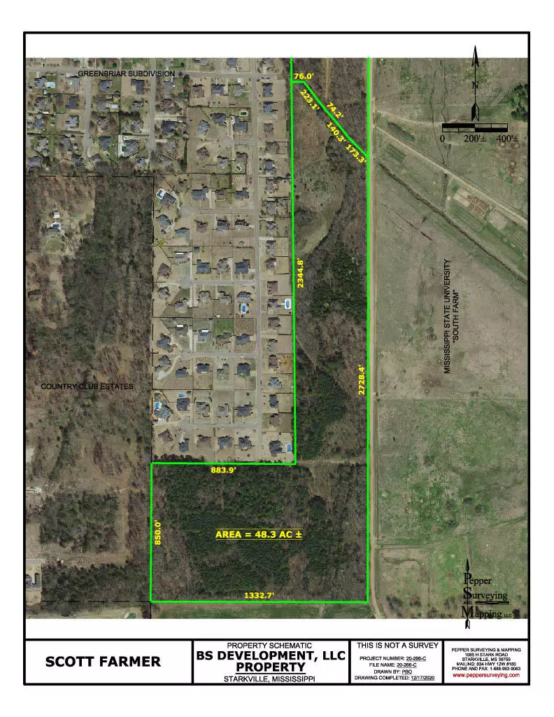 Starkville, MS 39759,48.3 +/- acres Greenbriar