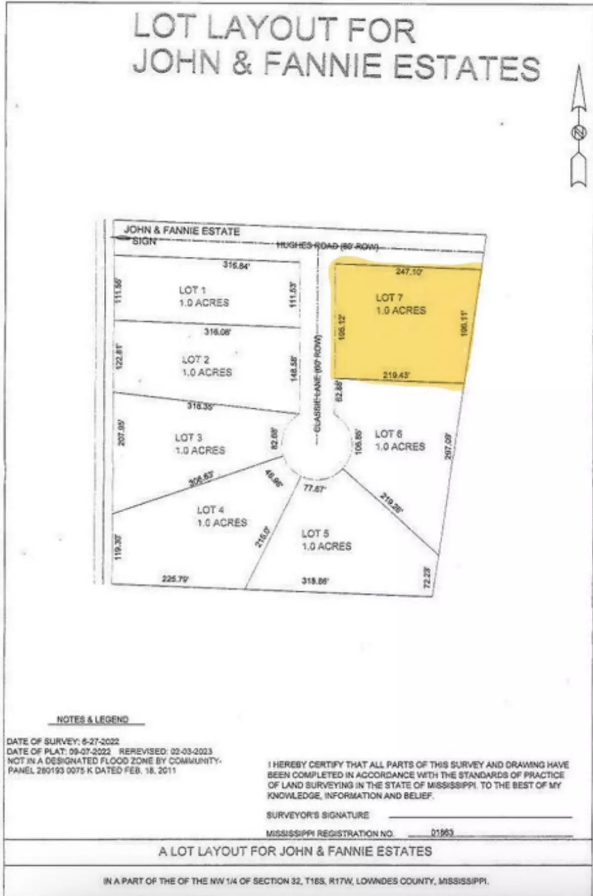 Caledonia, MS 39740,Lot 7 Kidd Road
