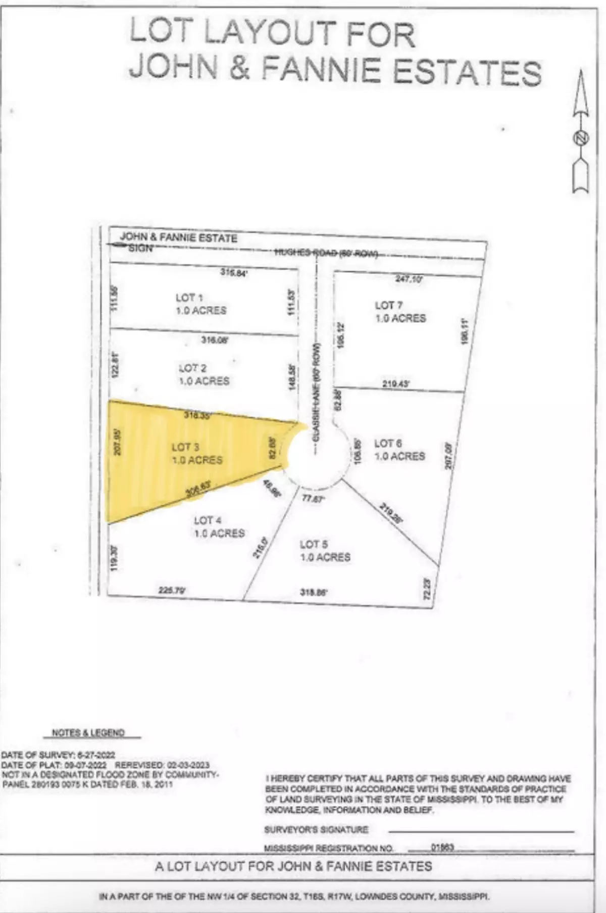 Caledonia, MS 39740,Lot 3 Kidd Road