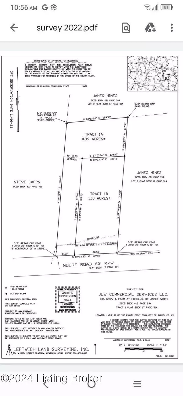 Summer Shade, KY 42166,1 Moore Rd #Lot 1A