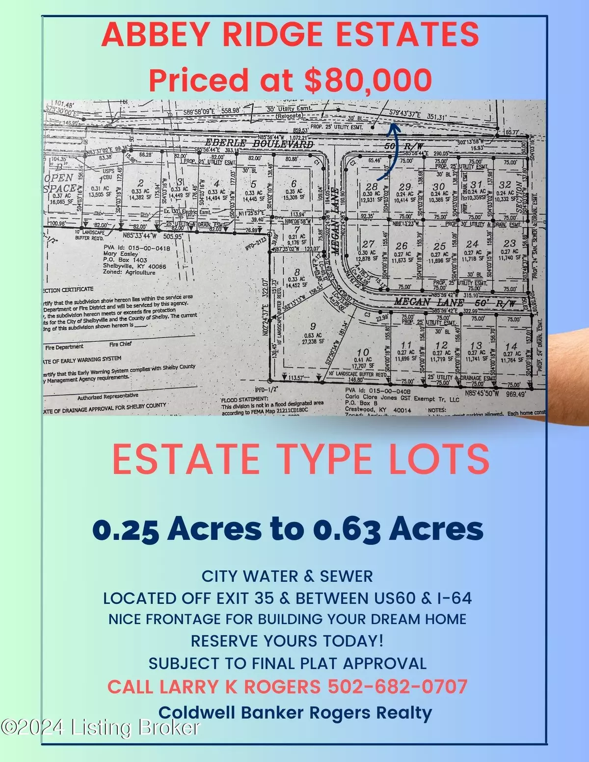 Shelbyville, KY 40065,Lot 7 Megan Ln