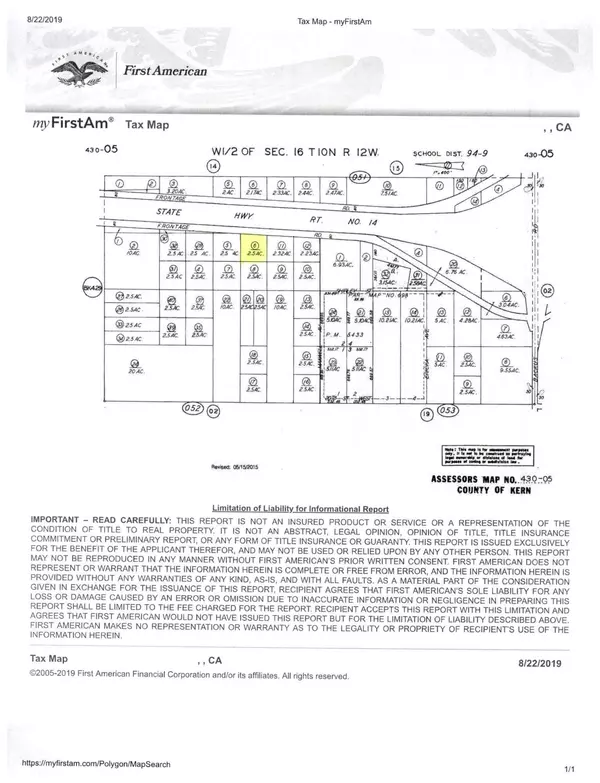 Backus RD, Mojave, CA 93502