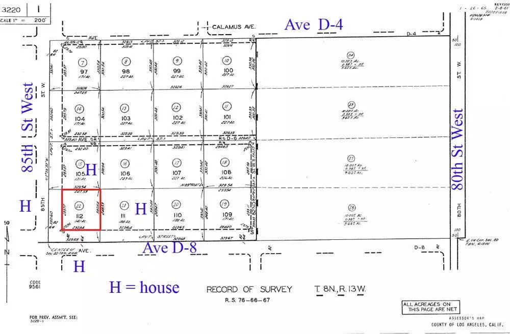 Antelope Acres, CA 93536,85th St West & Ave D8