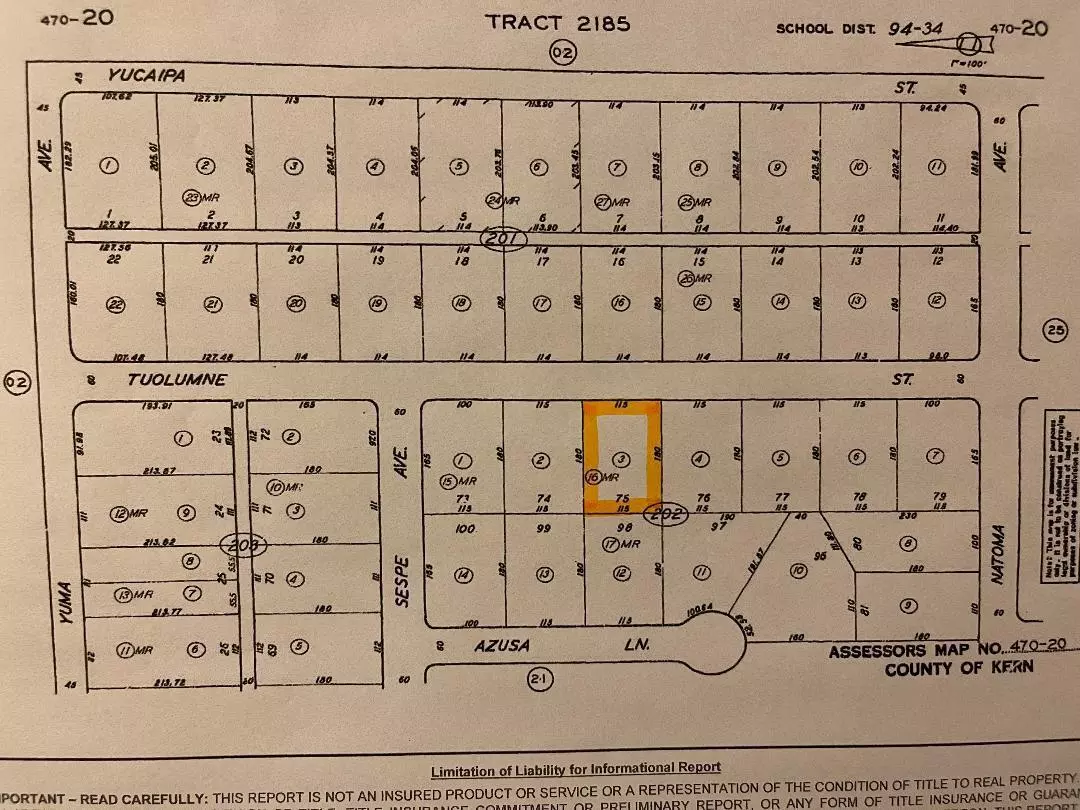 Mojave, CA 93501,Tuolumne ST