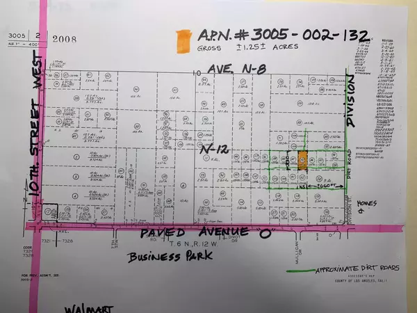 Palmdale, CA 93550,N-12 Near 2nd St West AVE ## O