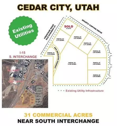 Cedar City, UT 84720,Parcel #8 2.9 Acres South Interchange