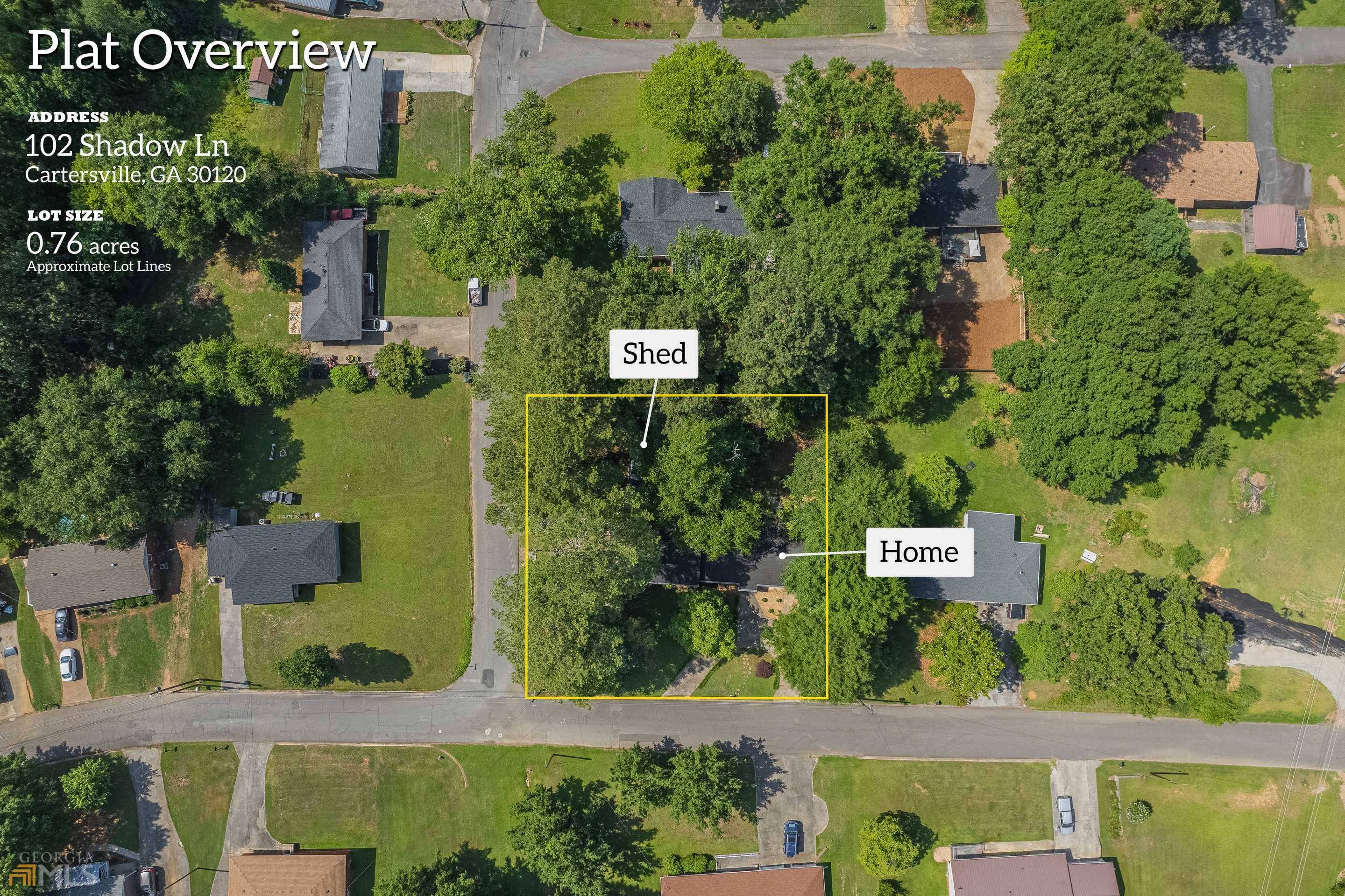 Cartersville, GA 30120,102 Shadow LN