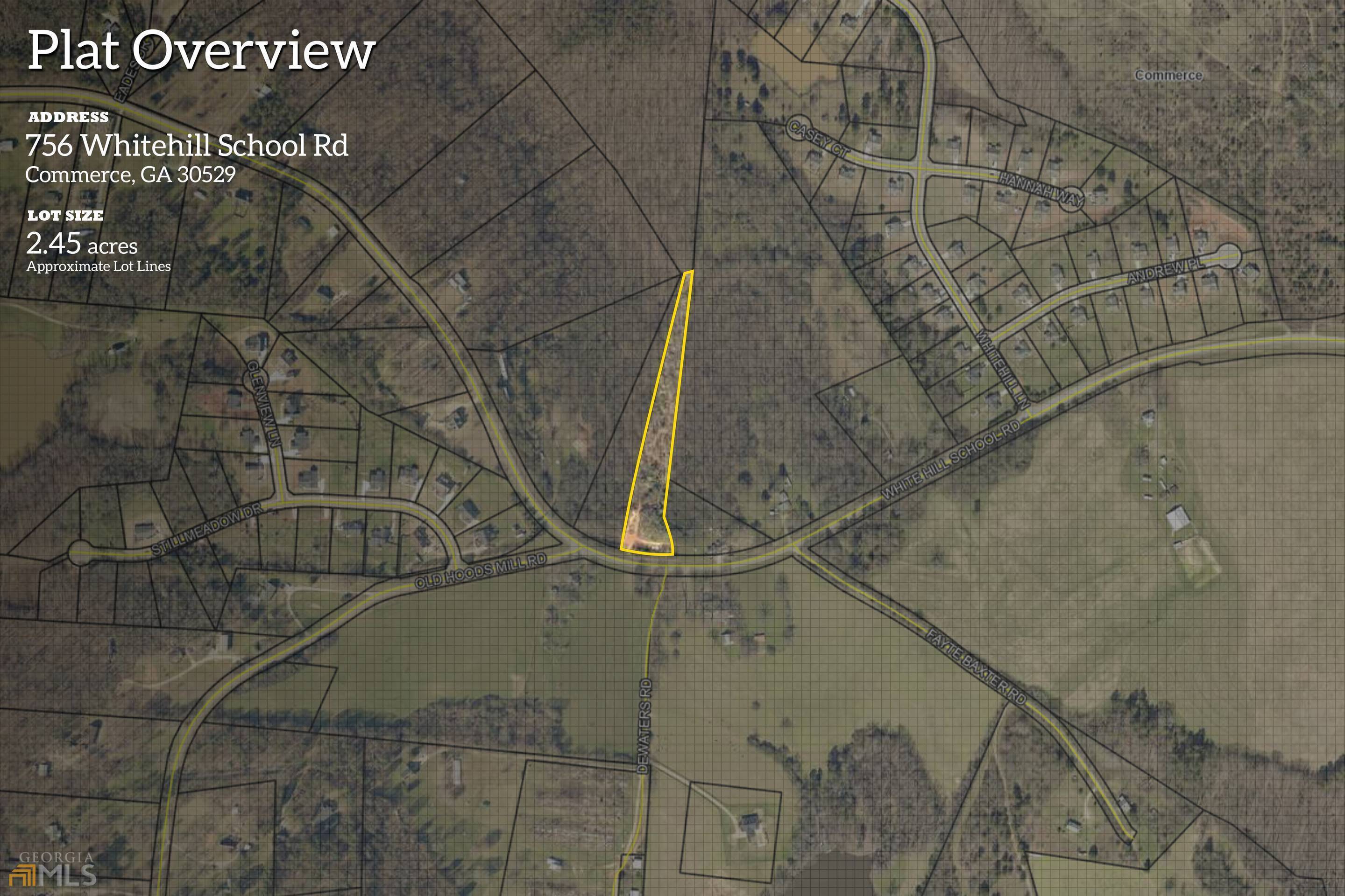 Commerce, GA 30529,756 White Hill School RD