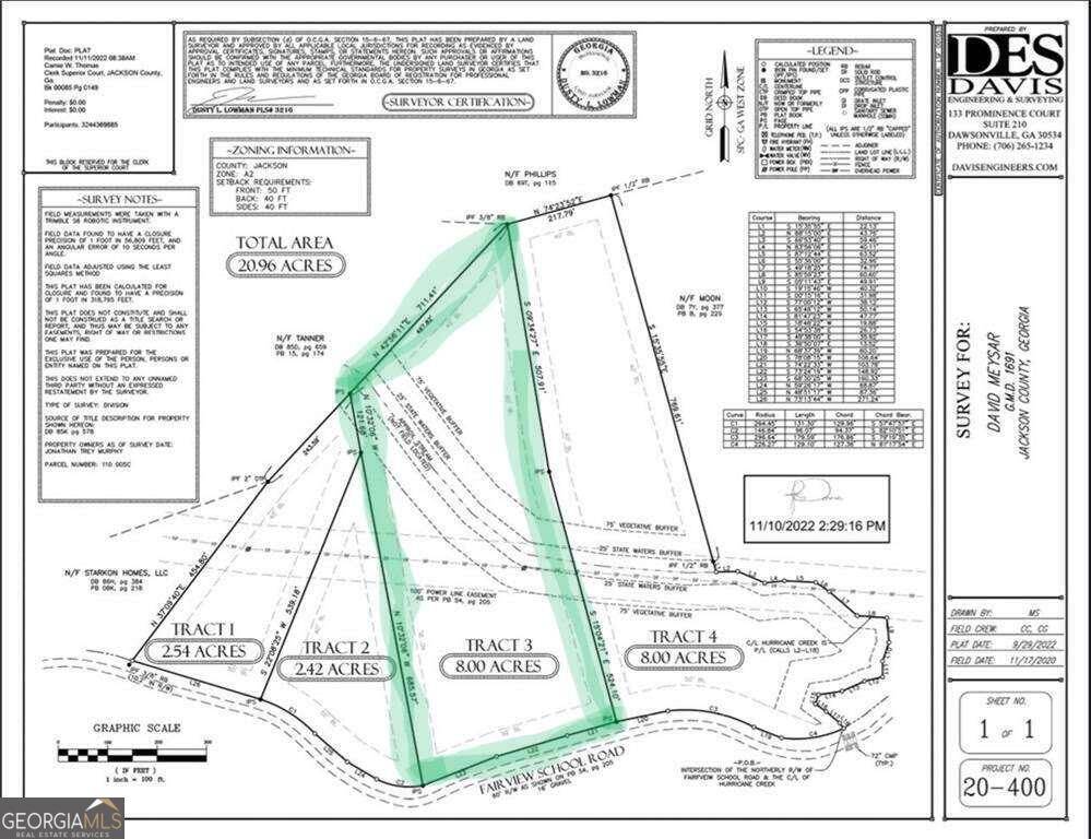 759 Fairview Road Tract 3, Pendergrass, GA 30567