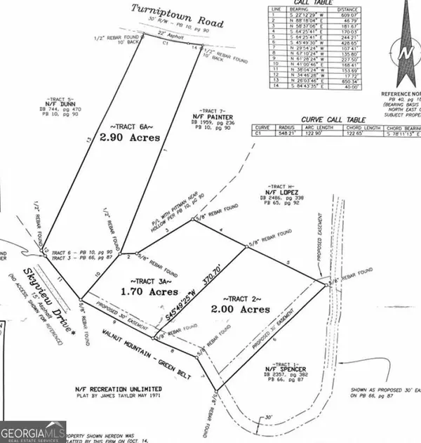 Ellijay, GA 30536,TRACT 3 Turniptown RD