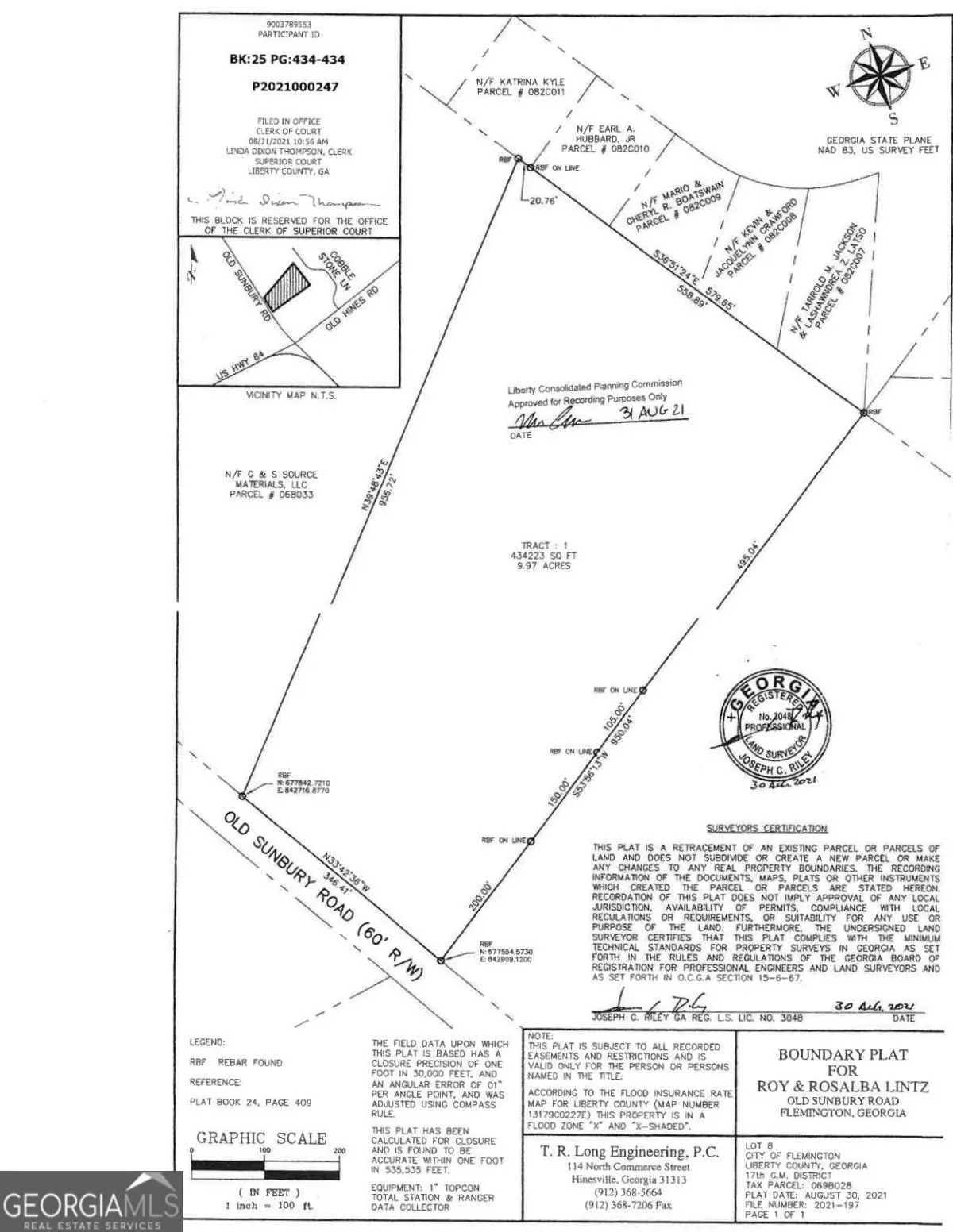 Hinesville, GA 31313,9.81 AC Old Sunbury