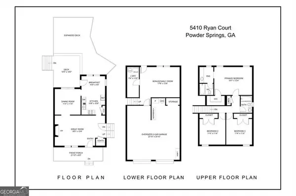 Powder Springs, GA 30127,5410 Ryan CT