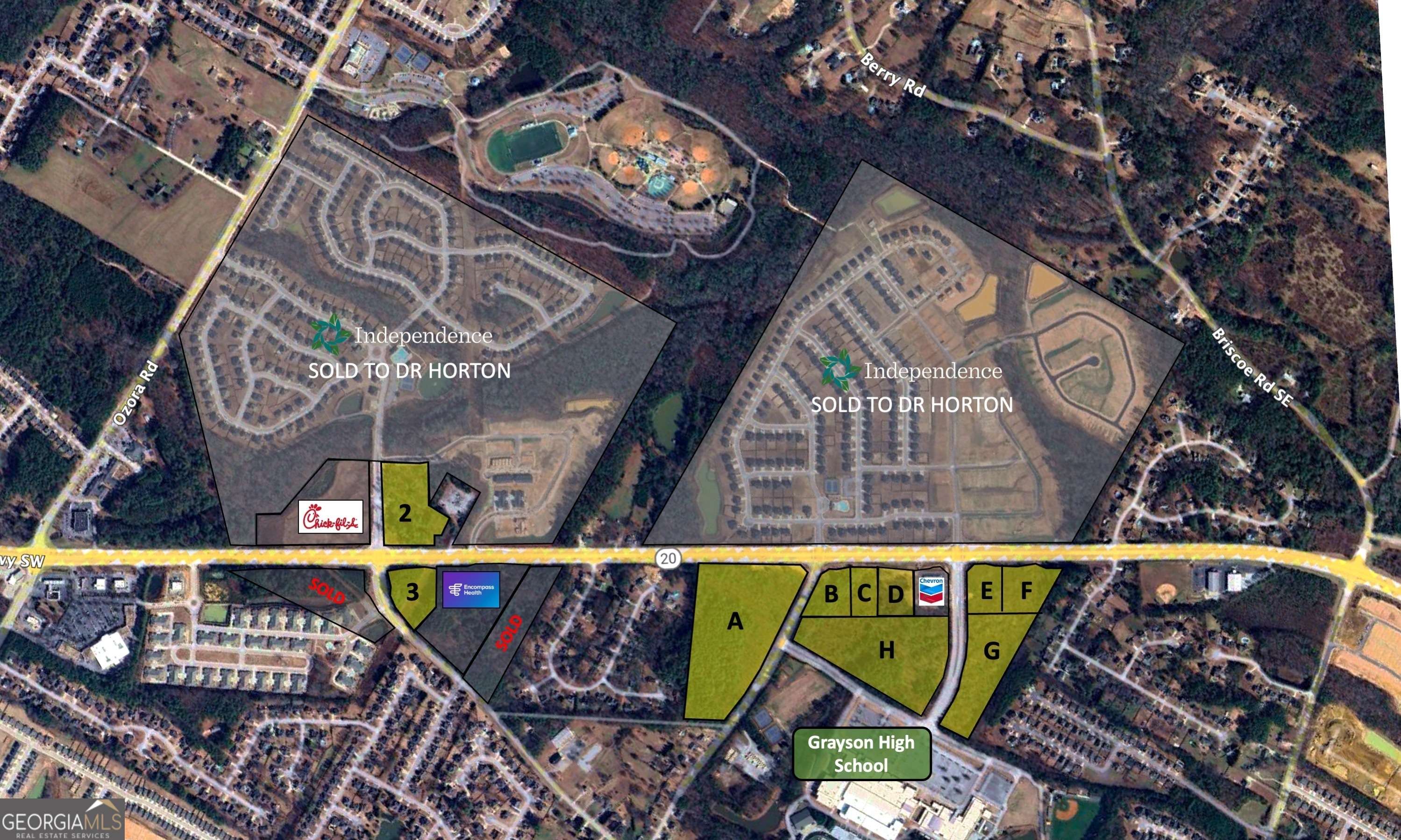 Loganville, GA 30052,0 Loganville Highway #LOT G (7.7 AC)