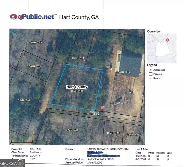 LOT 98 Lakeview Park Sub, Hartwell, GA 30643