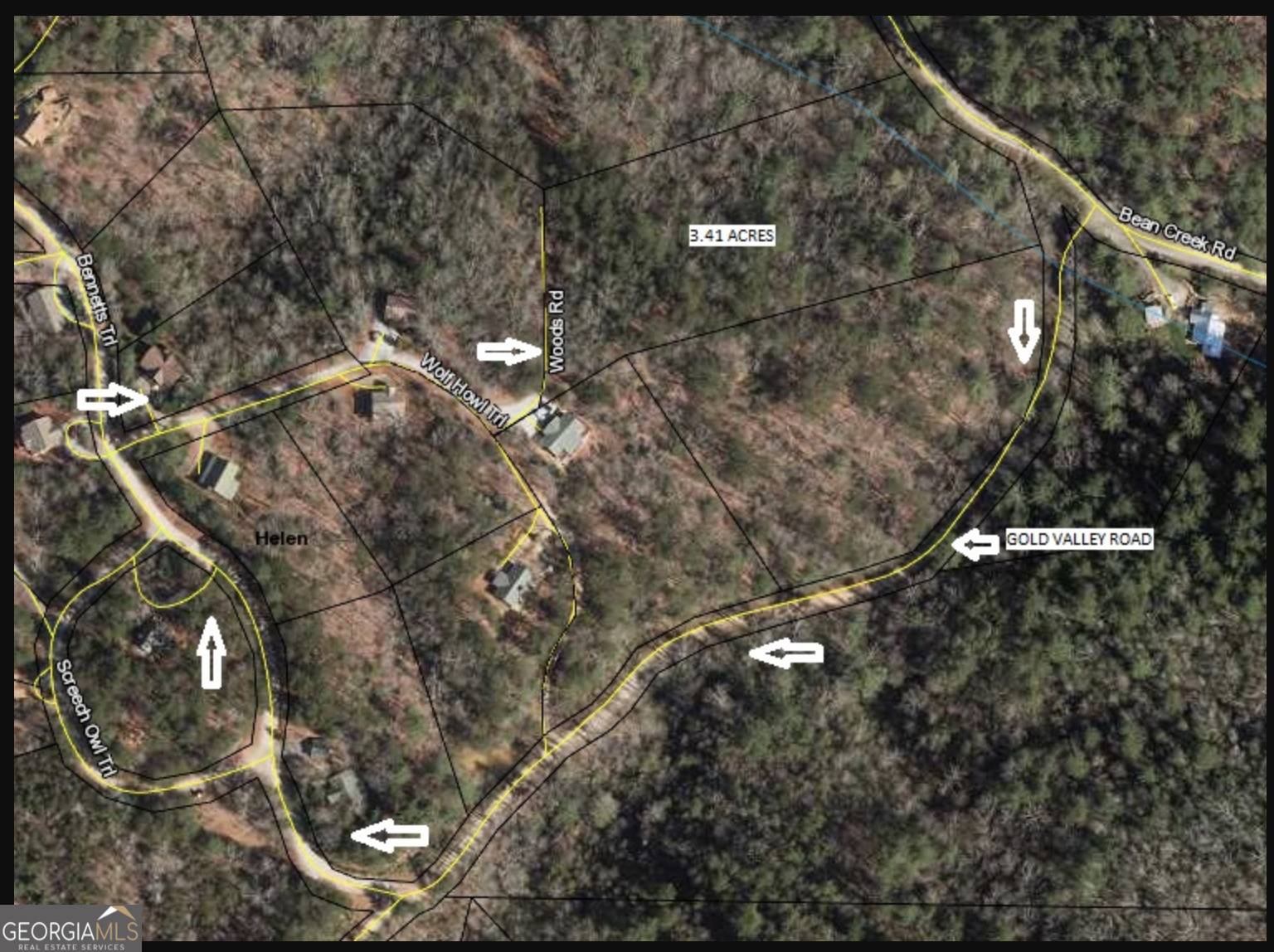 Sautee Nacoochee, GA 30571,3.4 ACRE Bean Creek Rd., Wolf Howl Trl.