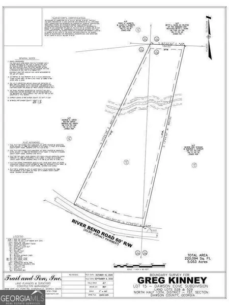 0 River Bend RD, Dawsonville, GA 30534
