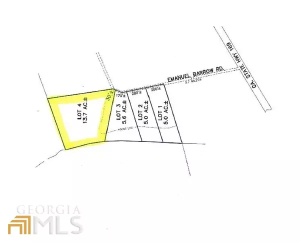 0 Emanuel Barrow RD #LOT 4, Claxton, GA 30417