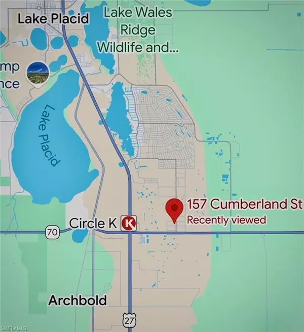 Lake Placid, FL 33852,157 Cumberland ST