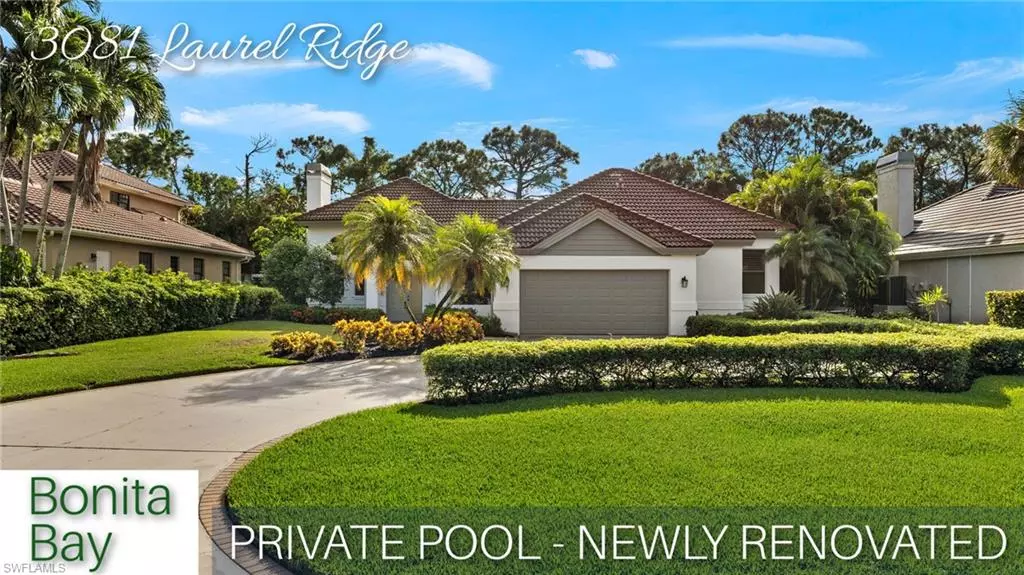 Bonita Springs, FL 34134,3081 Laurel Ridge CT