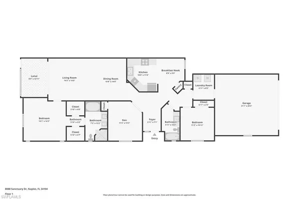 Naples, FL 34104,8088 Sanctuary DR #1