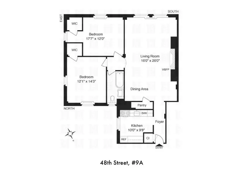 212 E 48TH Street #9A, Manhattan, NY 10017