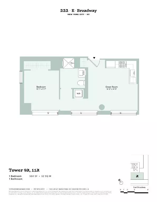 222 E Broadway #11-A, Manhattan, NY 10002