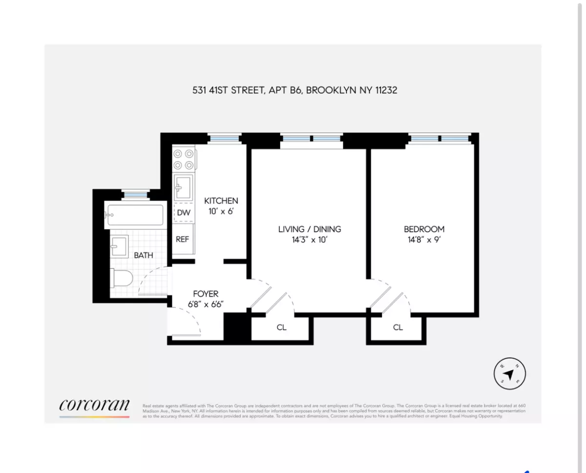 Brooklyn, NY 11232,531 41ST Street #B6