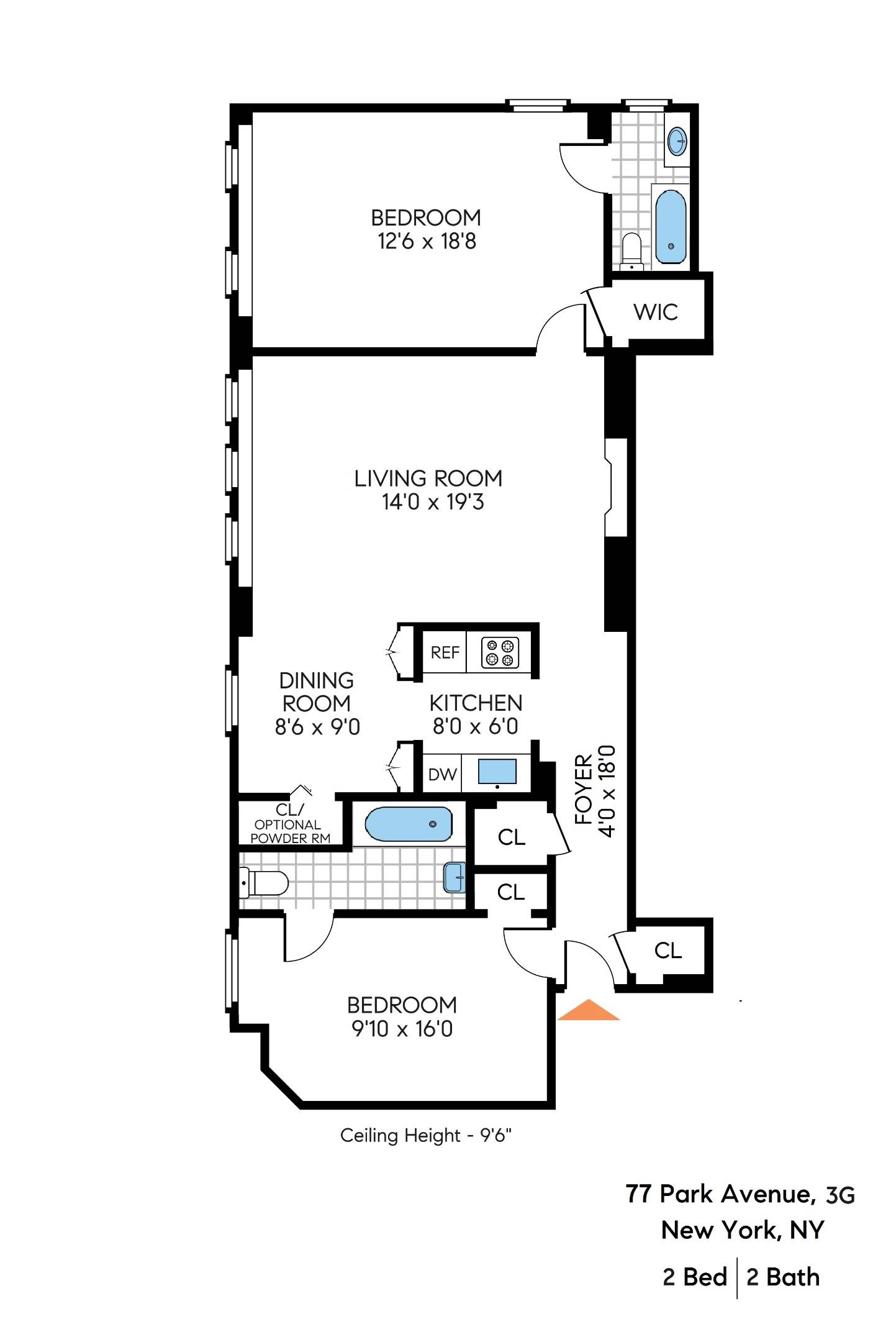 Manhattan, NY 10016,77 Park Avenue #3G