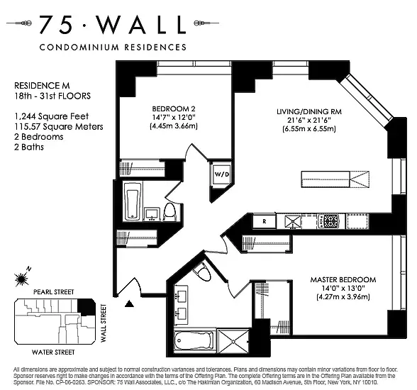 75 Wall Street #30M, Manhattan, NY 10005