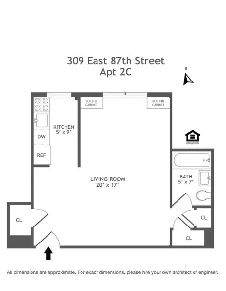 309 E 87th Street #2-C, Manhattan, NY 10128