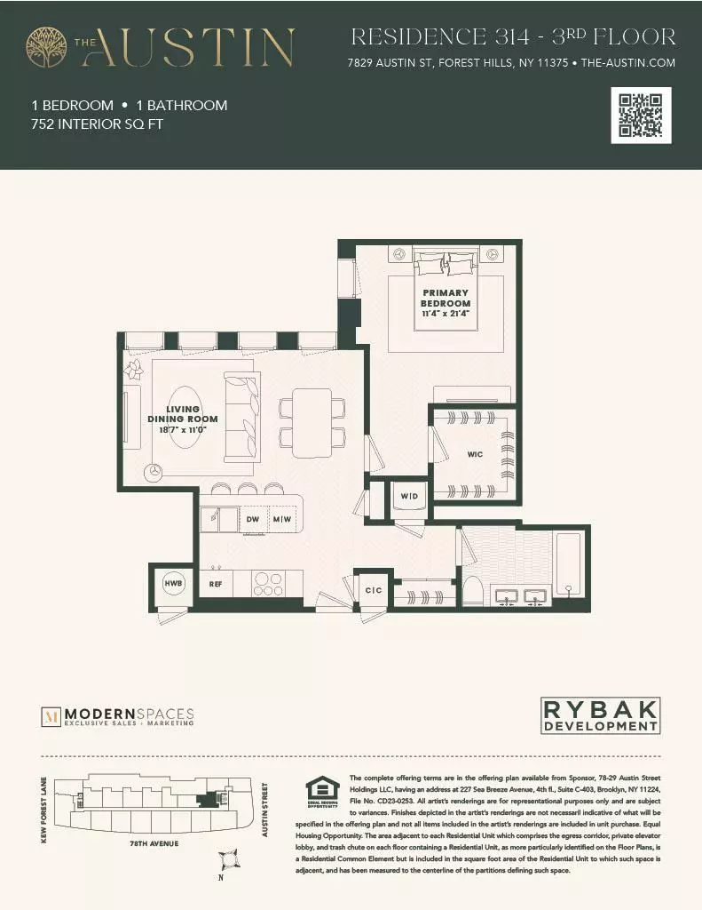 Queens, NY 11375,78-29 Austin Street #314