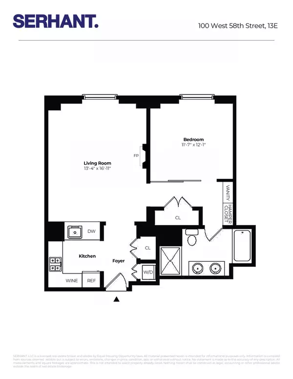 100 W 58TH Street #13E, Manhattan, NY 10019