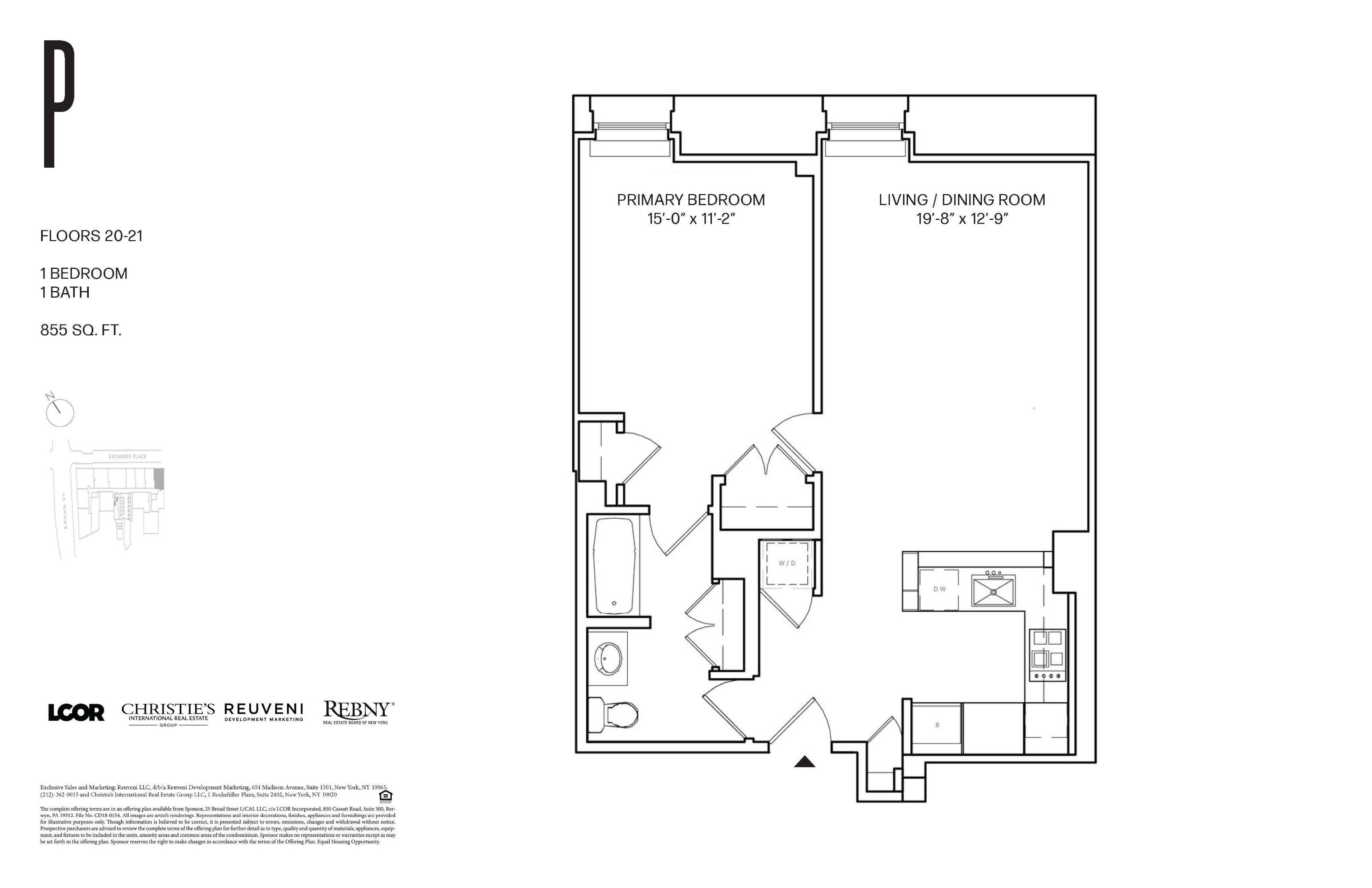 Manhattan, NY 10004,25 Broad Street #21-P