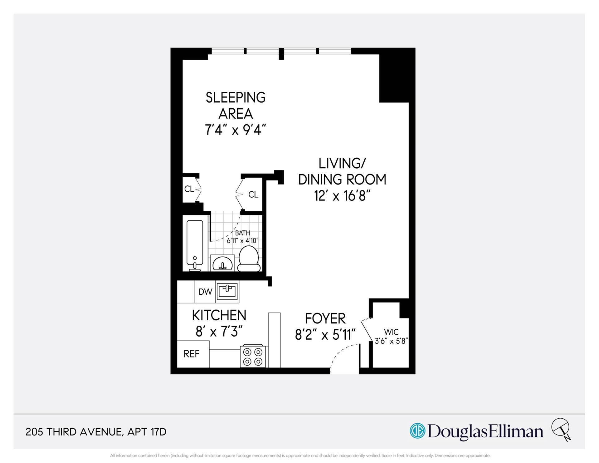 Manhattan, NY 10003,205 3RD Avenue #17D