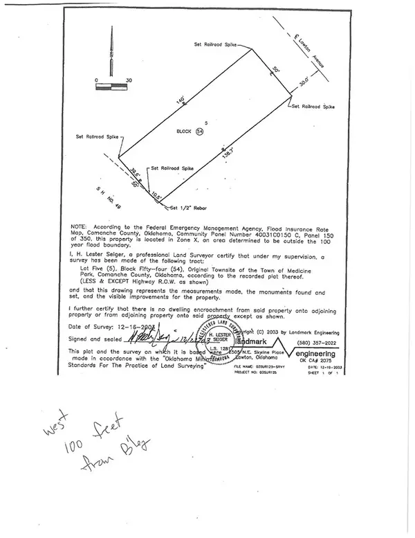 Medicine Park, OK 73557,L5, B54 Original Townsite