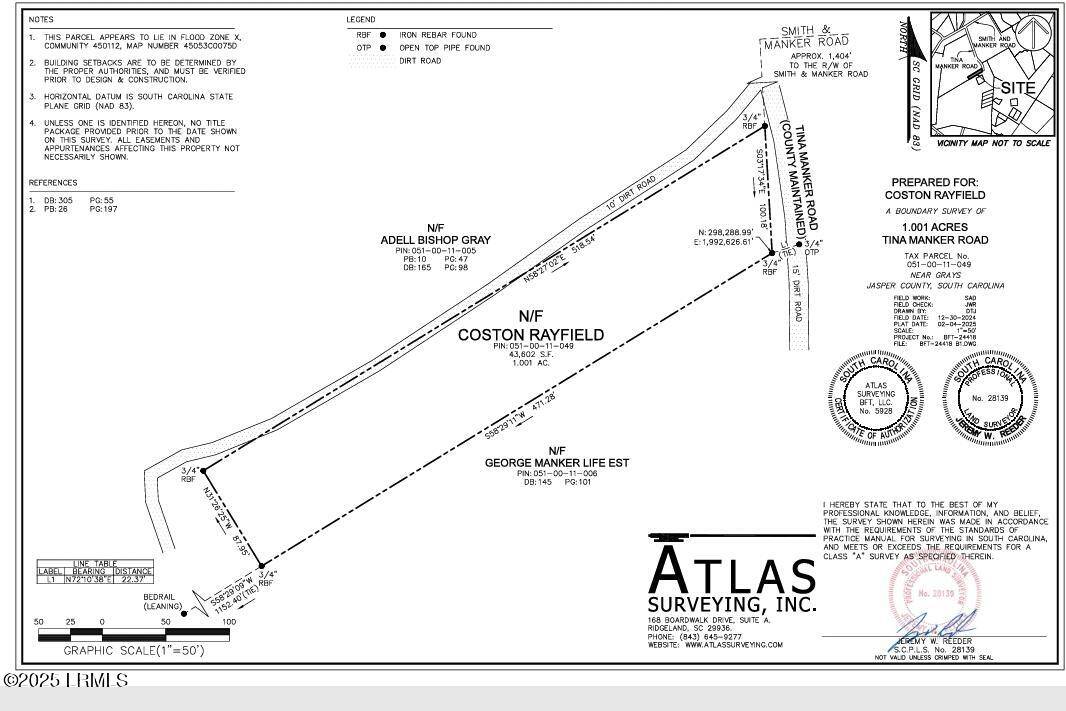 Ridgeland, SC 29936,Tbd Tina Manker RD Road