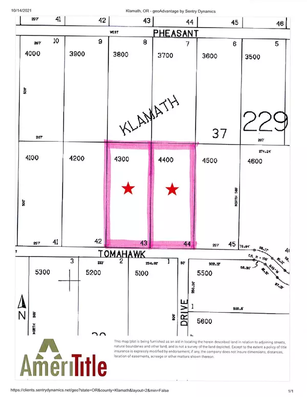 Tomahawk LN #Lot 43 & 44, Sprague River, OR 97639