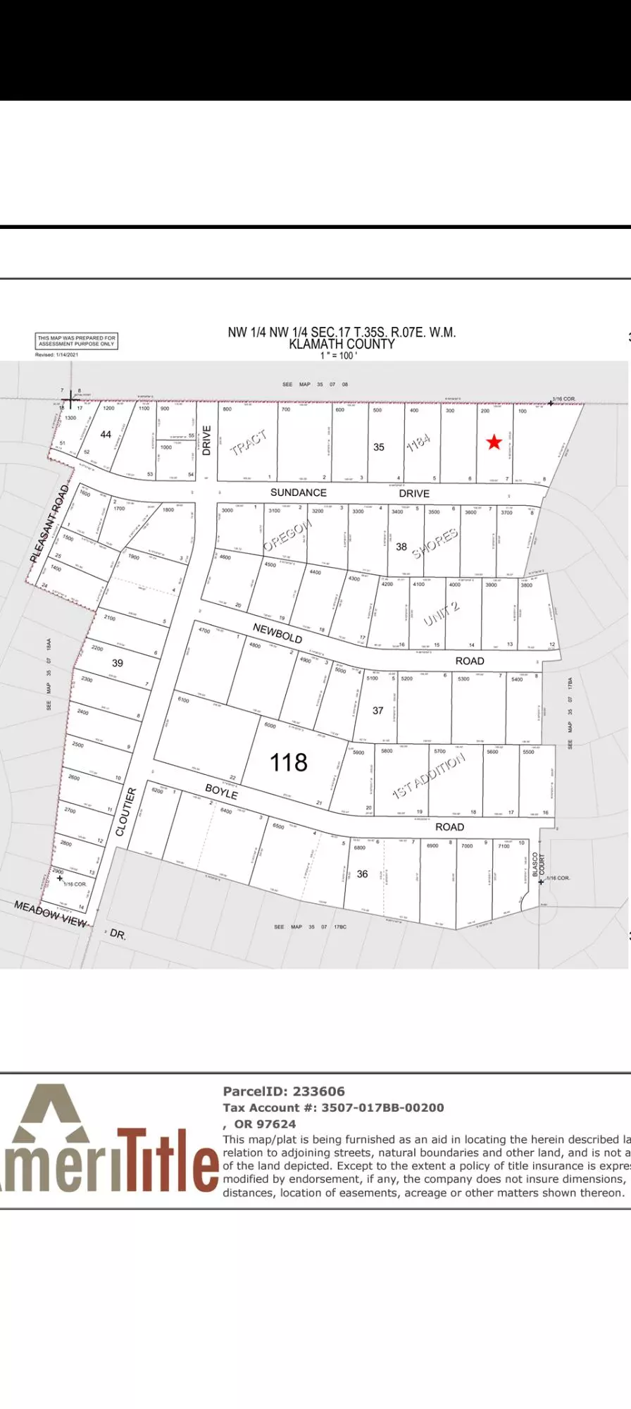 Chiloquin, OR 97624,00 Sundance DR #7