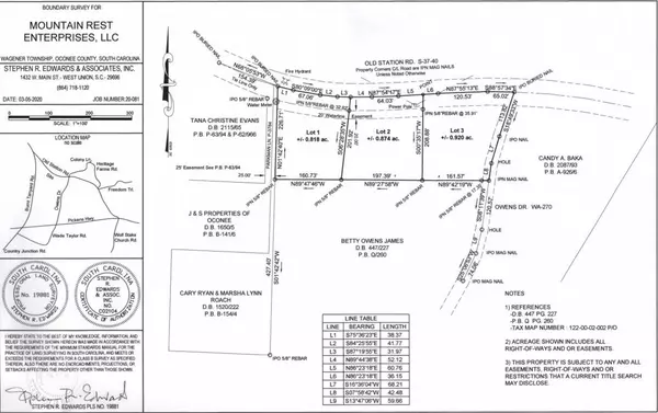 West Union, SC 29696,Lot 3 Old Station RD