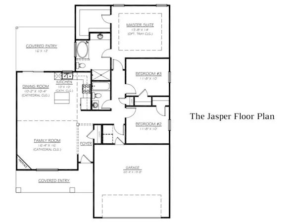 Pendleton, SC 29670,172 Capslock TRL #Jasper Floor Plan