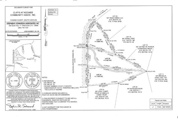 Sunset, SC 29685,Lot 21 Old Shallowford Bridge RD