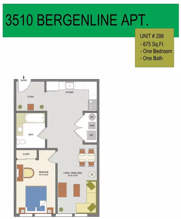 3510 BERGENLINE AVE  #206, Union City, NJ 07087